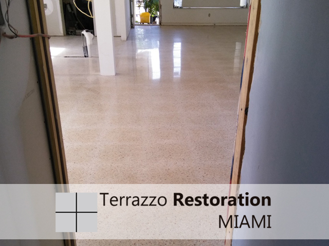 Terrazzo Floor Clean Polishing